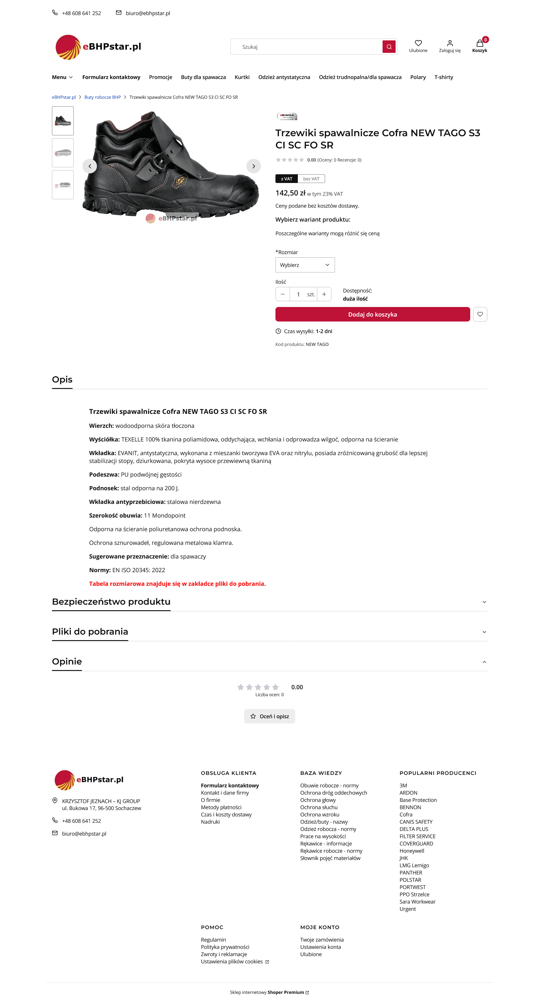 Karta produktu