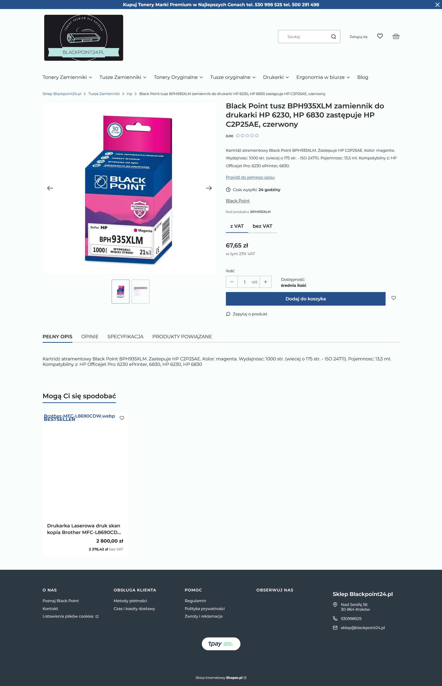 Karta produktu