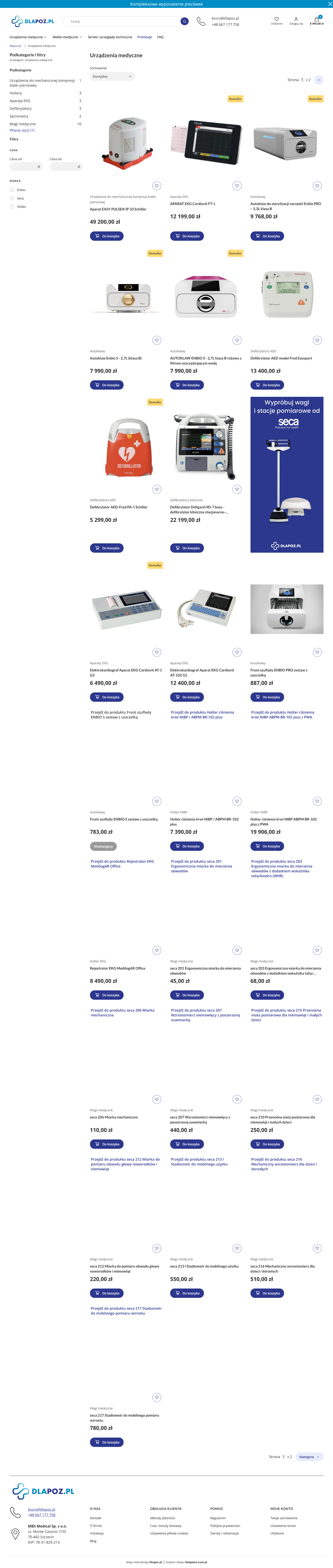 Lista produktów
