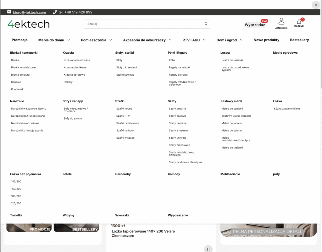 Netplace Mega Menu