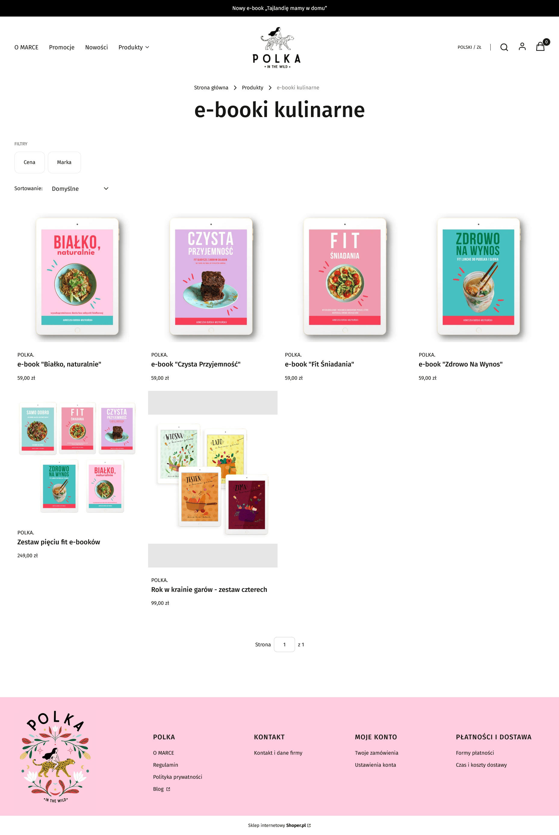 Lista produktów