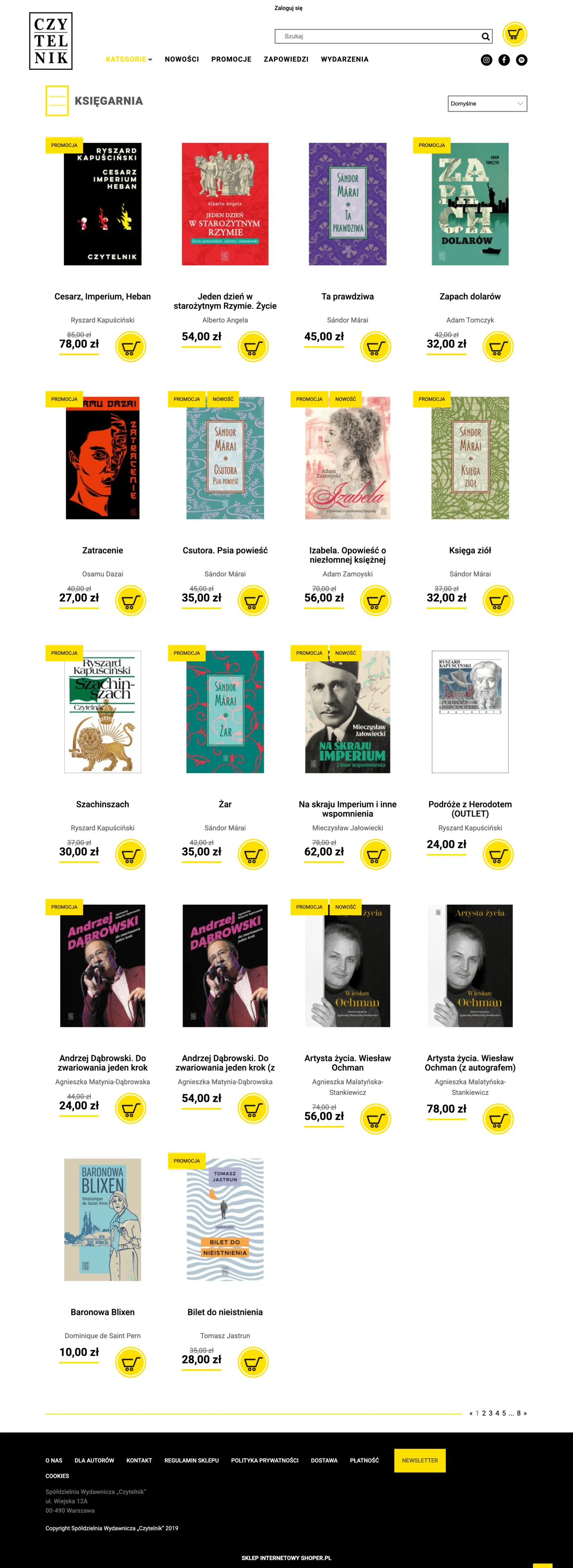 Lista produktów