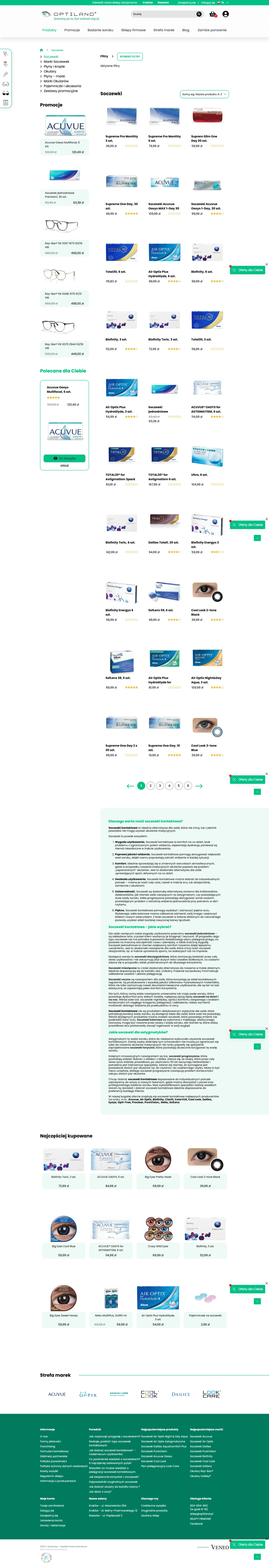 Lista produktów