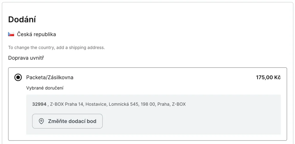 Integracja Packeta/Zásilkovna - zagraniczne formy dostawy Shoper