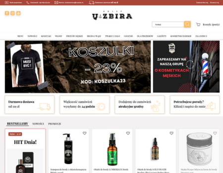 Realizacja sklepu Shoper Uzbira.pl
