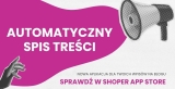 Automatyczny Spis Treści – nasza nowa aplikacja już dostępna w Shoper App Store